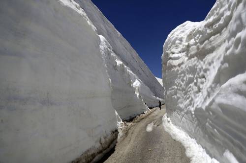 Una strada straordinaria nel nord del Libano.
