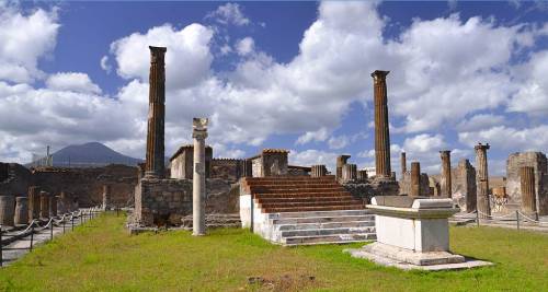 Le rovine di Pompei - Napoli, Italia