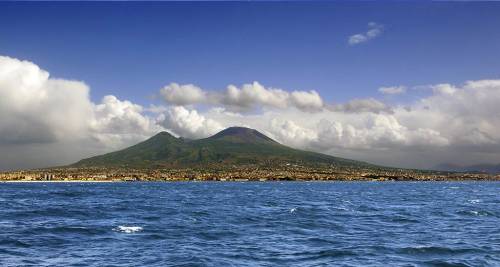 Il vulcano Vesuvio - Napoli, Italia