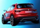 Volkswagen T-Cross, prima immagine del SUV da 4 metri