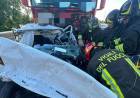 Maxi incidente in A4, autocisterna contro cinque auto in coda: nove feriti