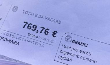 Allarme bollette: 4,7 milioni di italiani non le hanno pagate negli ultimi 9 mesi