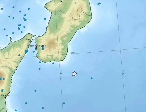 Scossa di terremoto magnitudo 5.1 avvertita a Reggio Calabria...