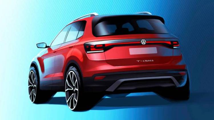 Volkswagen T-Cross, prima immagine del SUV da 4 metri