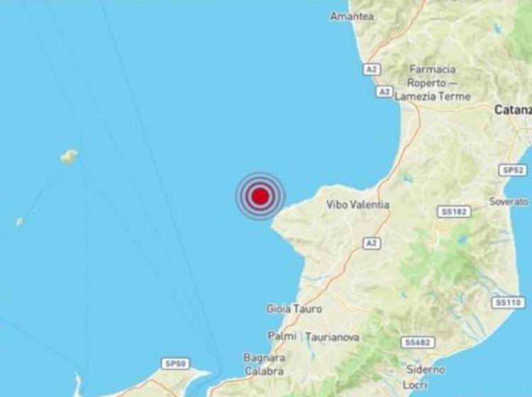 Una scossa di terremoto di magnitudo 4.4 ha svegliato Tropea alle 4.50 