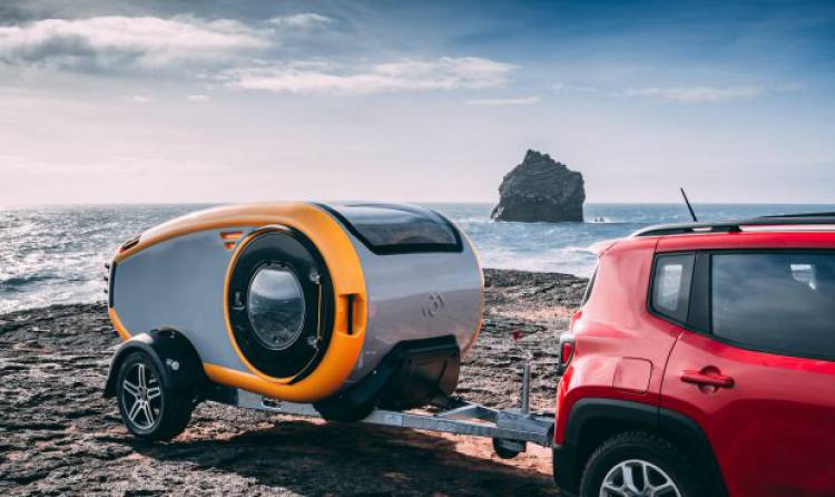 Viaggi on the road: la mini roulotte a forma di goccia