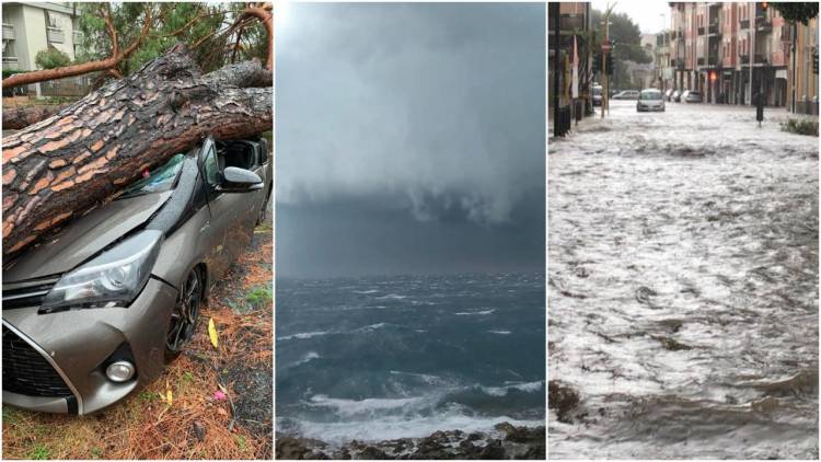 Maltempo: Trombe d'aria e nubifragi in Toscana e al Nord. A Lucca e Carrara due morti